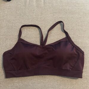 Athleta Deep Maroon Sports Bra